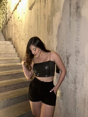 TOP TIRAS BRILLO
